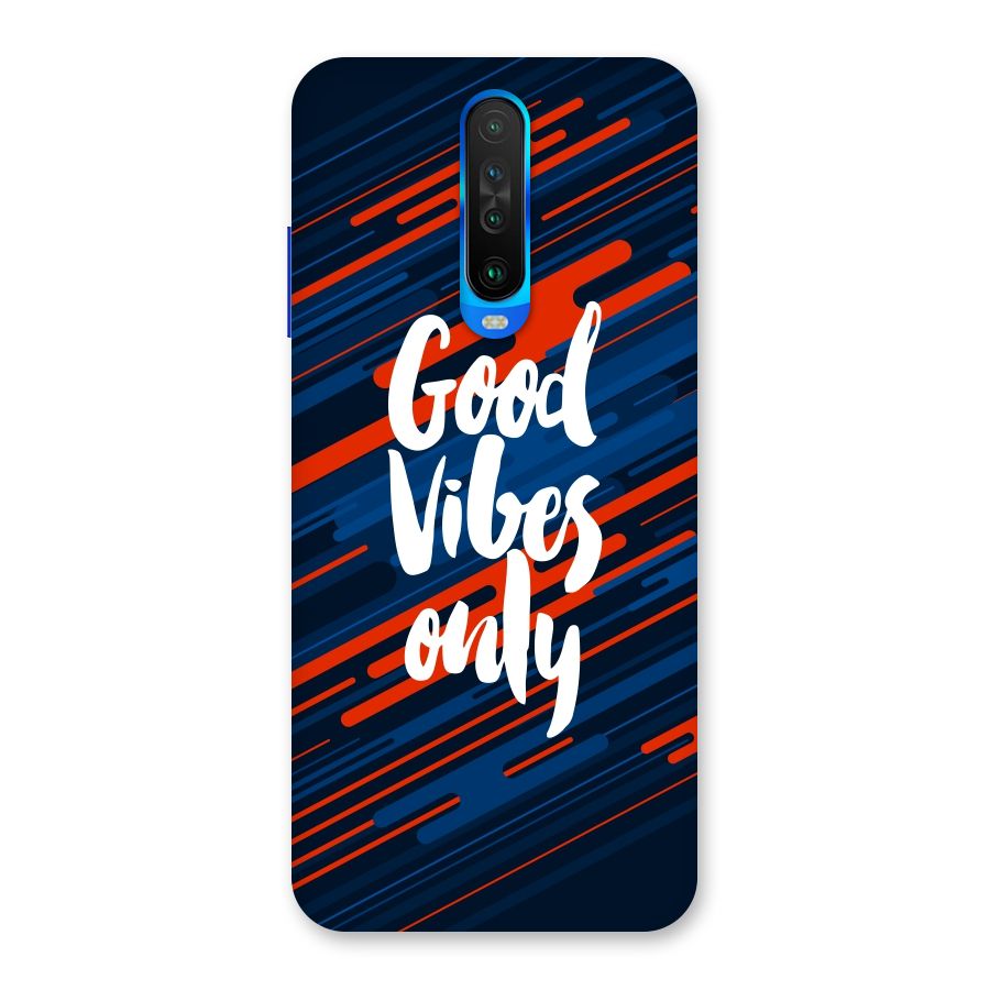 Good Vibes Only Back Case for Poco X2
