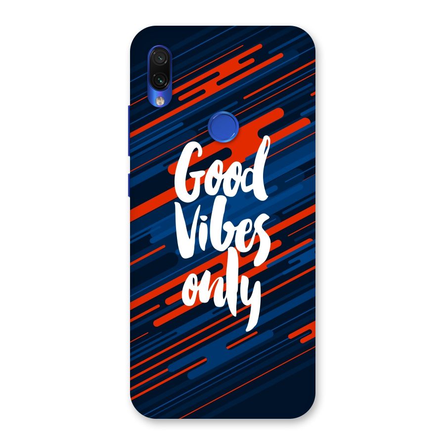 Good Vibes Only Back Case for Redmi Note 7S