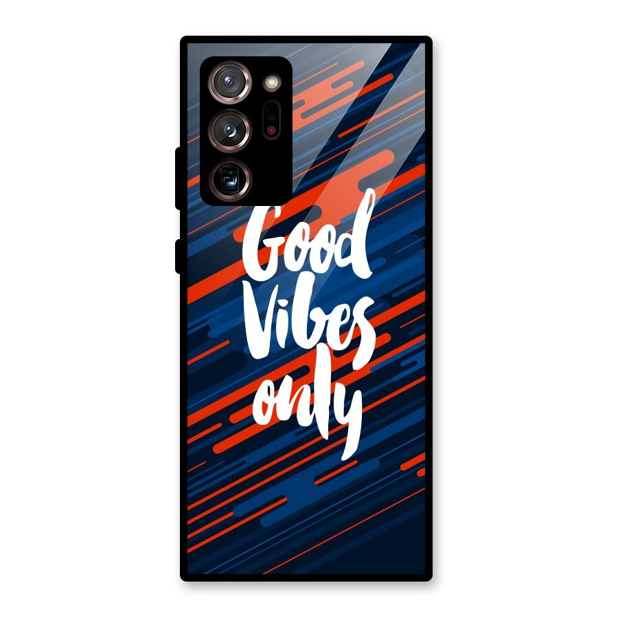 Good Vibes Only Glass Back Case for Galaxy Note 20 Ultra
