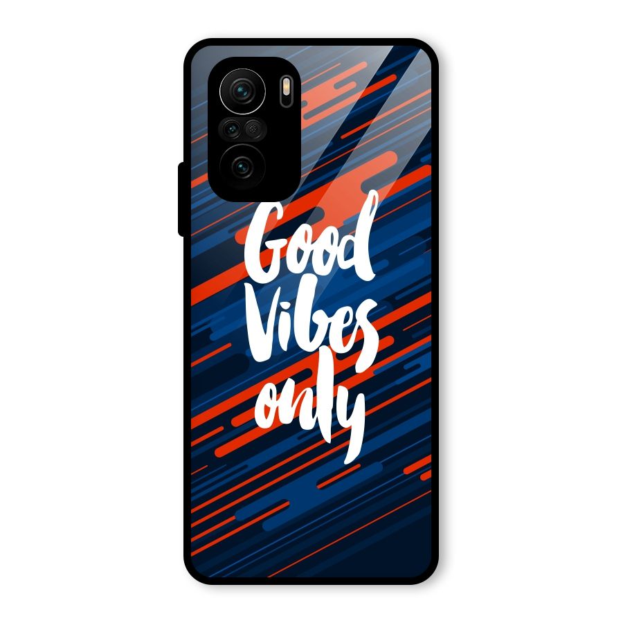 Good Vibes Only Glass Back Case for Mi 11X Pro