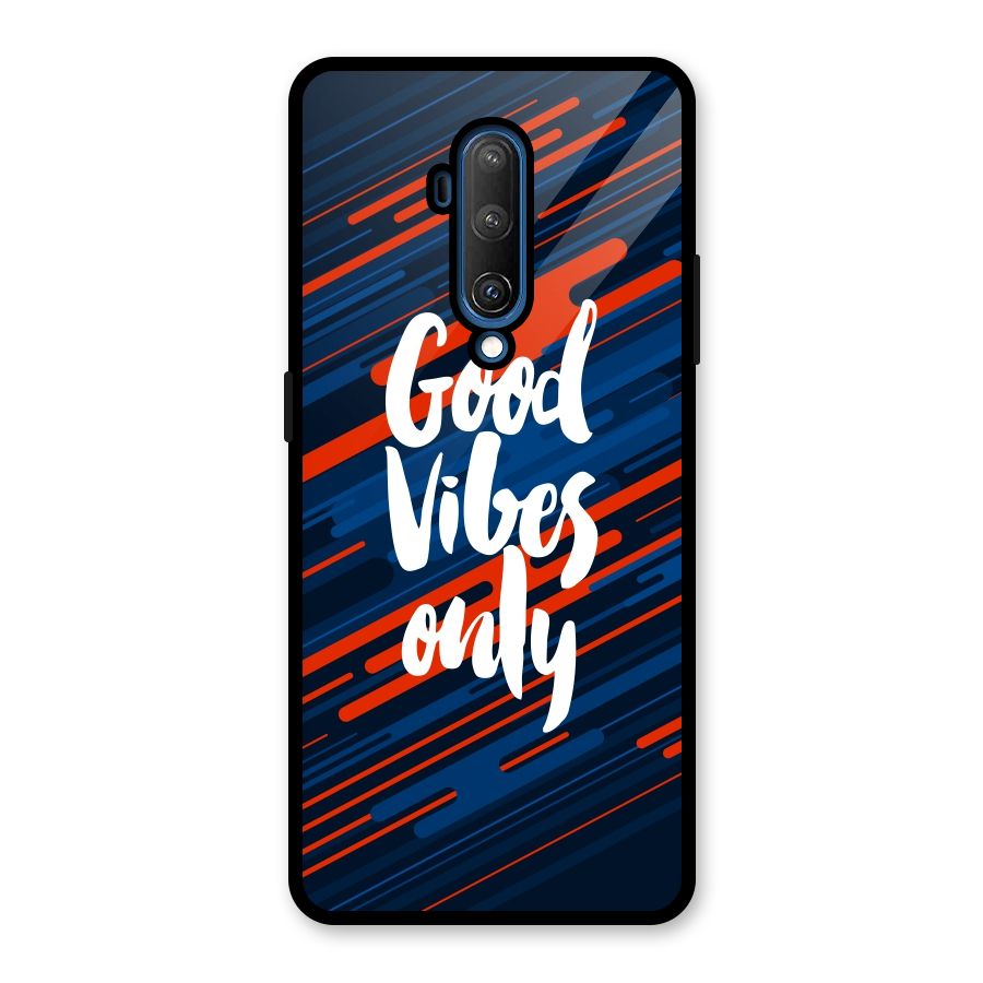 Good Vibes Only Glass Back Case for OnePlus 7T Pro