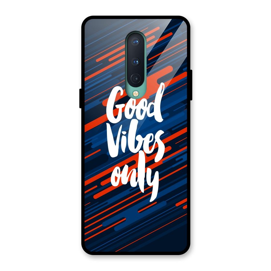Good Vibes Only Glass Back Case for OnePlus 8