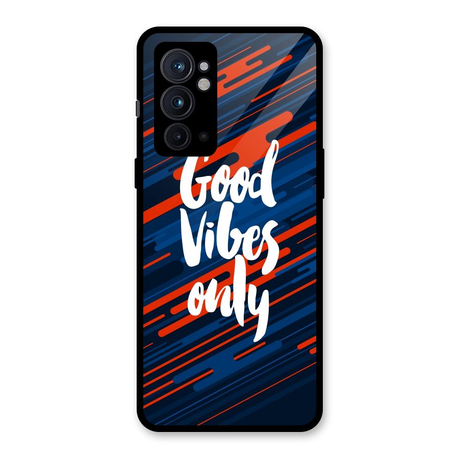 Good Vibes Only Glass Back Case for OnePlus 9RT 5G