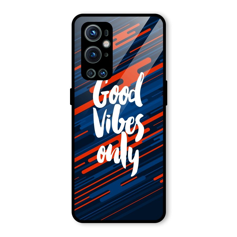 Good Vibes Only Glass Back Case for OnePlus 9 Pro
