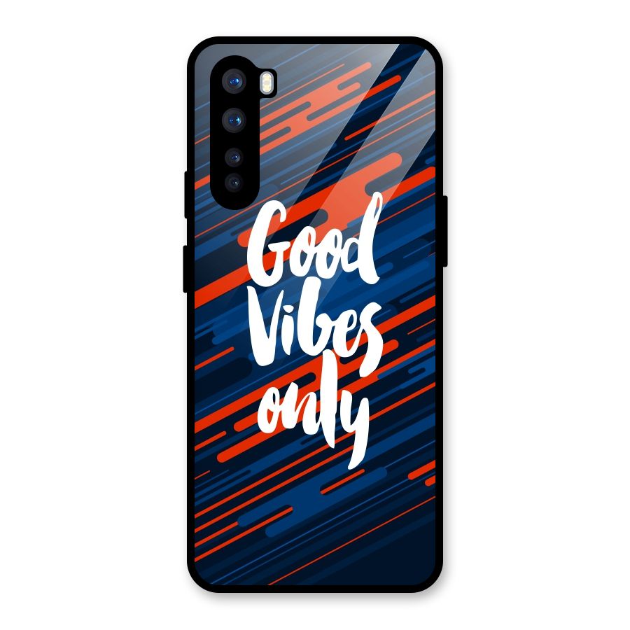 Good Vibes Only Glass Back Case for OnePlus Nord