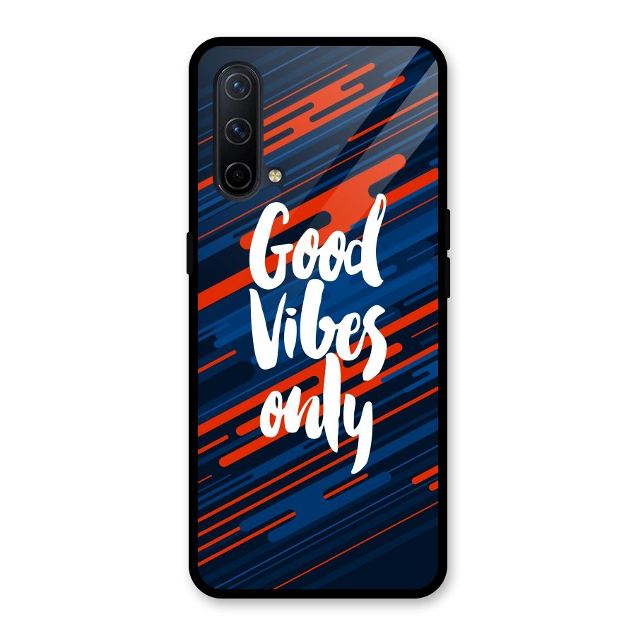 Good Vibes Only Glass Back Case for OnePlus Nord CE 5G