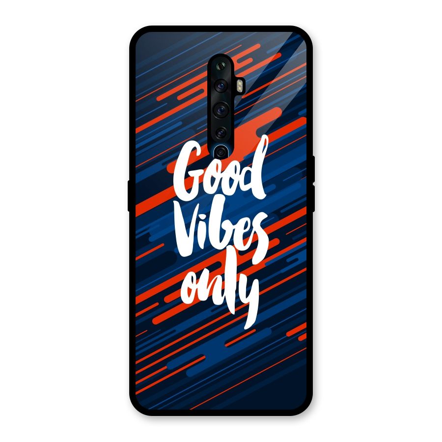 Good Vibes Only Glass Back Case for Oppo Reno2 Z