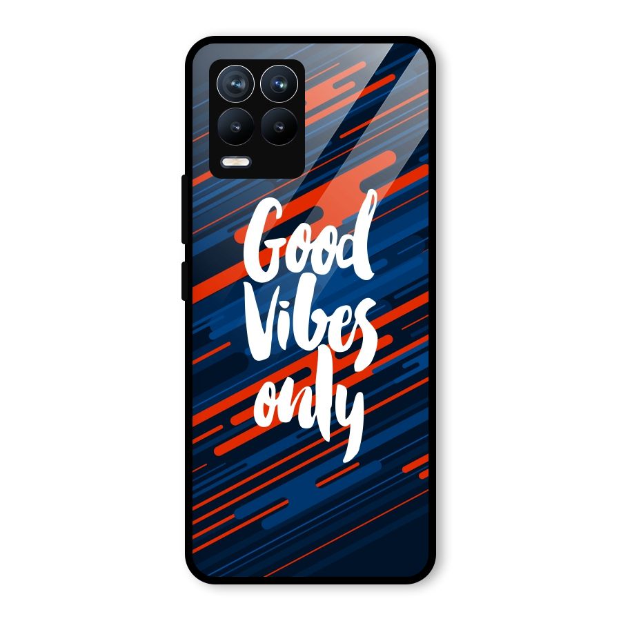Good Vibes Only Glass Back Case for Realme 8 Pro