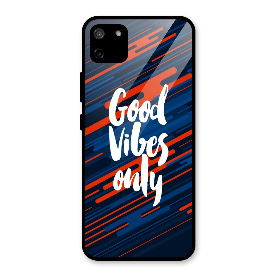 Good Vibes Only Glass Back Case for Realme C11