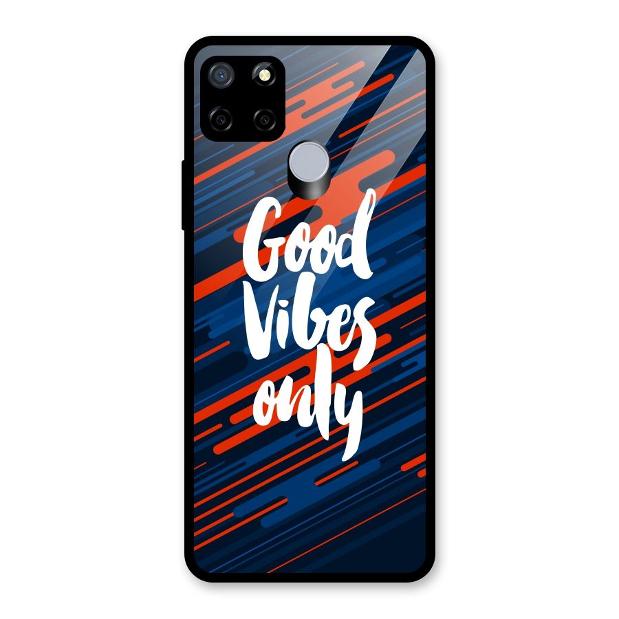 Good Vibes Only Glass Back Case for Realme Narzo 20