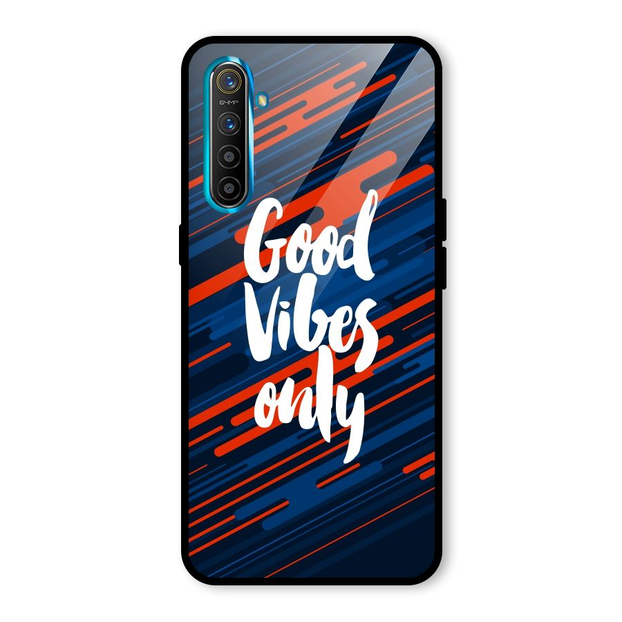 Good Vibes Only Glass Back Case for Realme X2