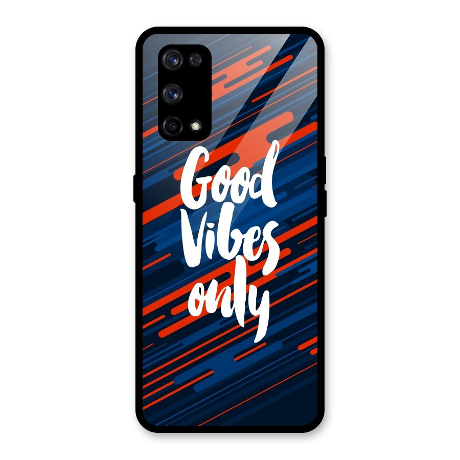 Good Vibes Only Glass Back Case for Realme X7 Pro