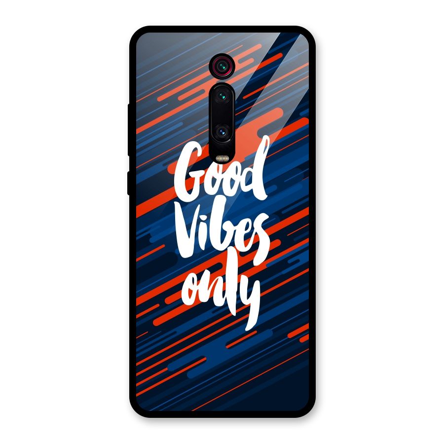 Good Vibes Only Glass Back Case for Redmi K20
