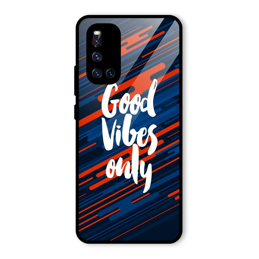 Good Vibes Only Glass Back Case for Vivo V19