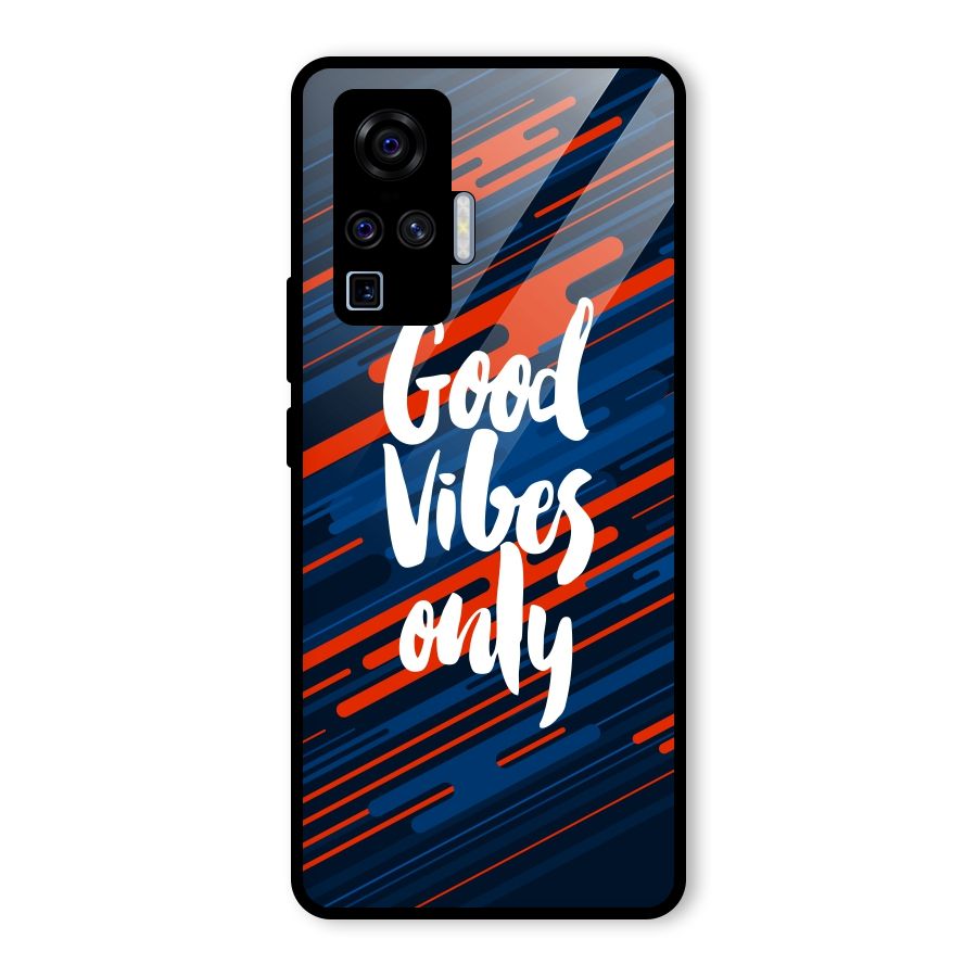 Good Vibes Only Glass Back Case for Vivo X50 Pro