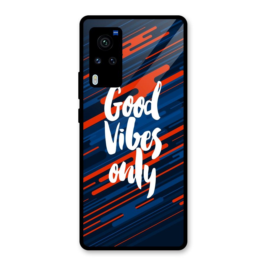 Good Vibes Only Glass Back Case for Vivo X60 Pro