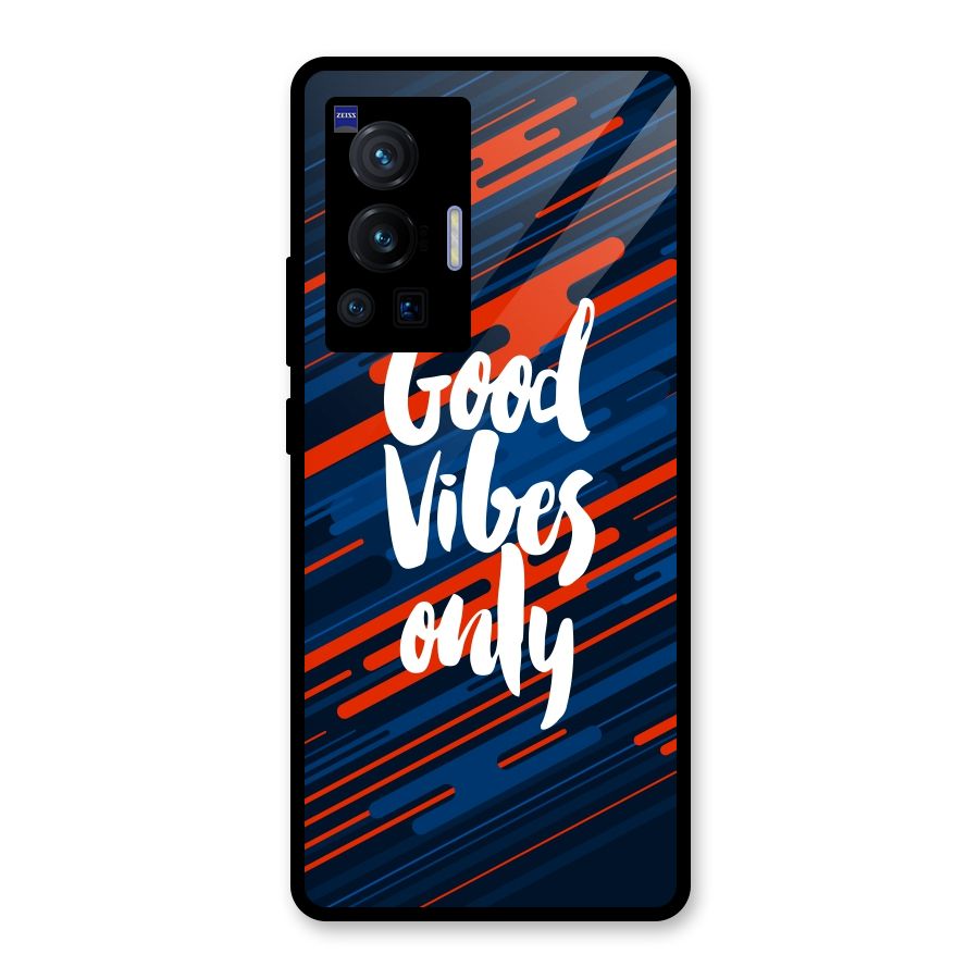 Good Vibes Only Glass Back Case for Vivo X70 Pro
