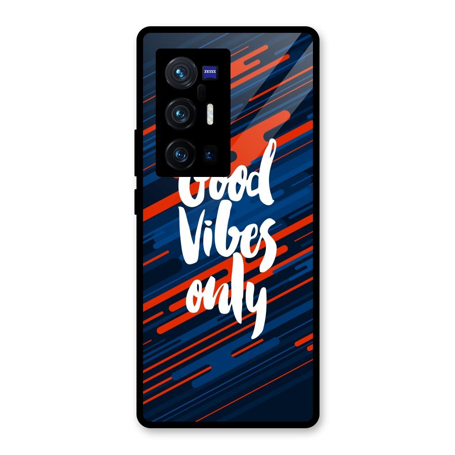 Good Vibes Only Glass Back Case for Vivo X70 Pro Plus