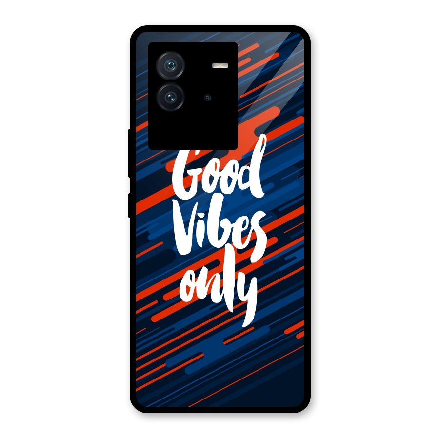 Good Vibes Only Glass Back Case for Vivo iQOO Neo 6 5G