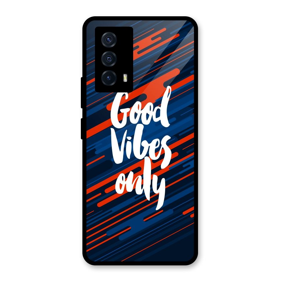 Good Vibes Only Glass Back Case for Vivo iQOO Z5