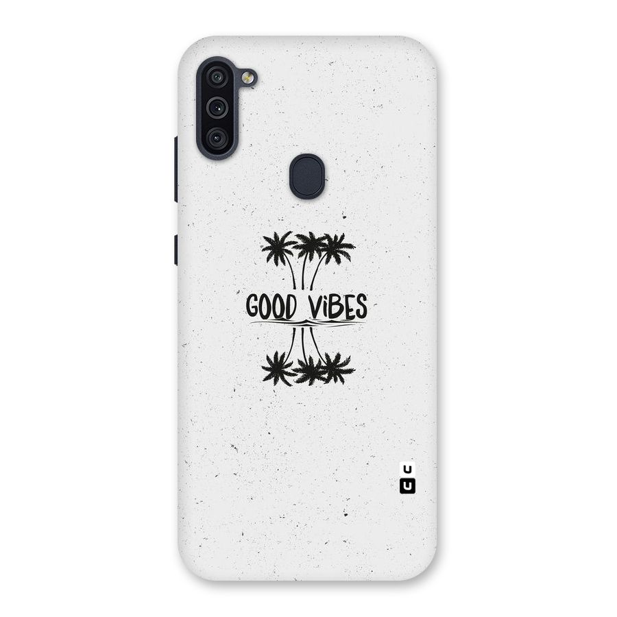 Good Vibes Rugged Back Case for Galaxy M11