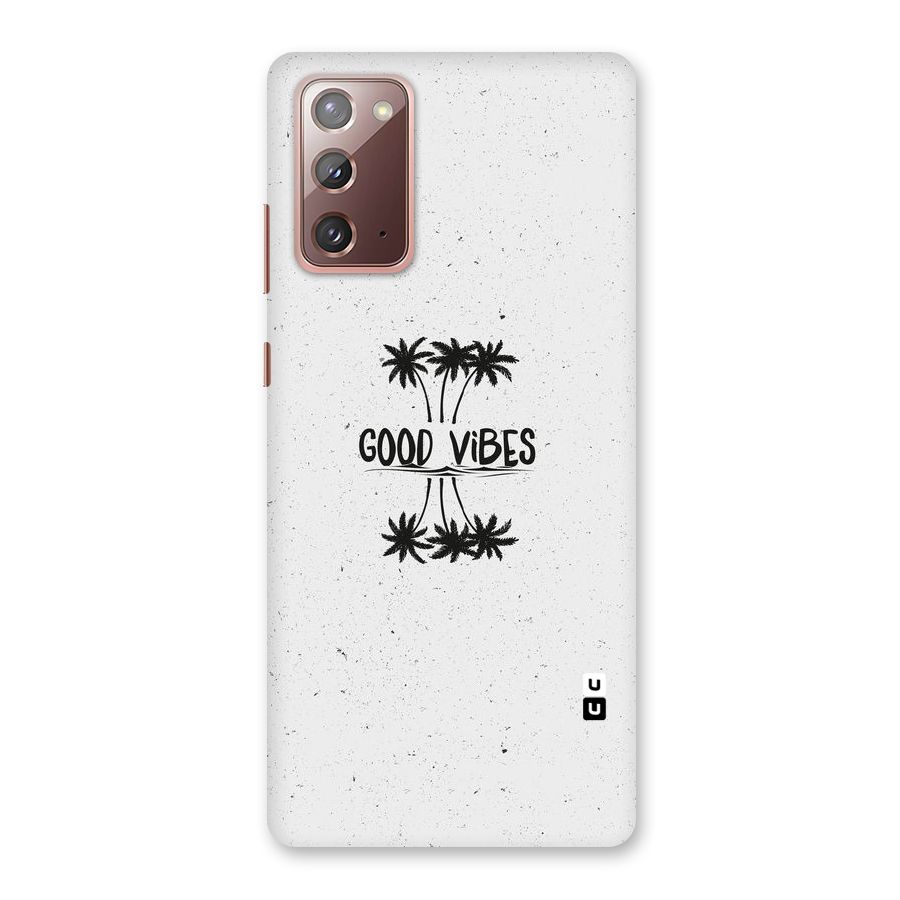 Good Vibes Rugged Back Case for Galaxy Note 20