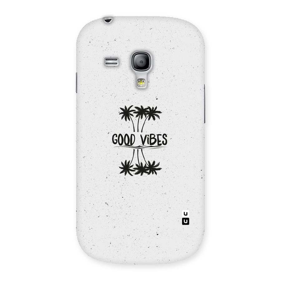 Good Vibes Rugged Back Case for Galaxy S3 Mini