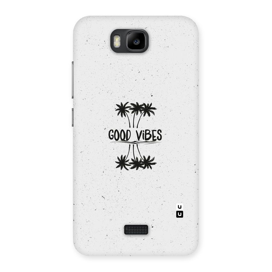 Good Vibes Rugged Back Case for Honor Bee