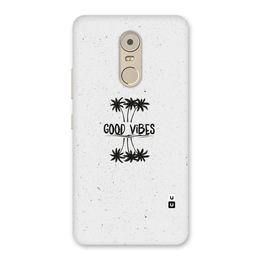 Good Vibes Rugged Back Case for Lenovo K6 Note