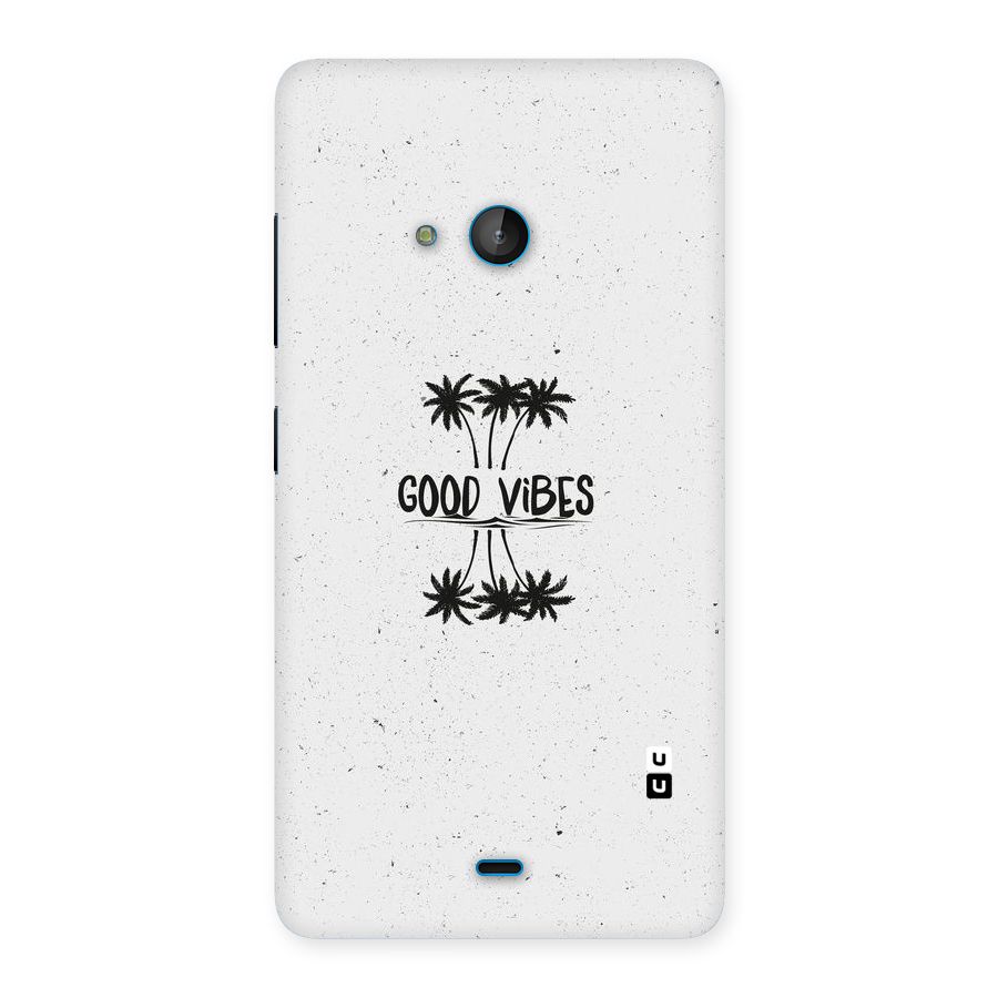 Good Vibes Rugged Back Case for Lumia 540