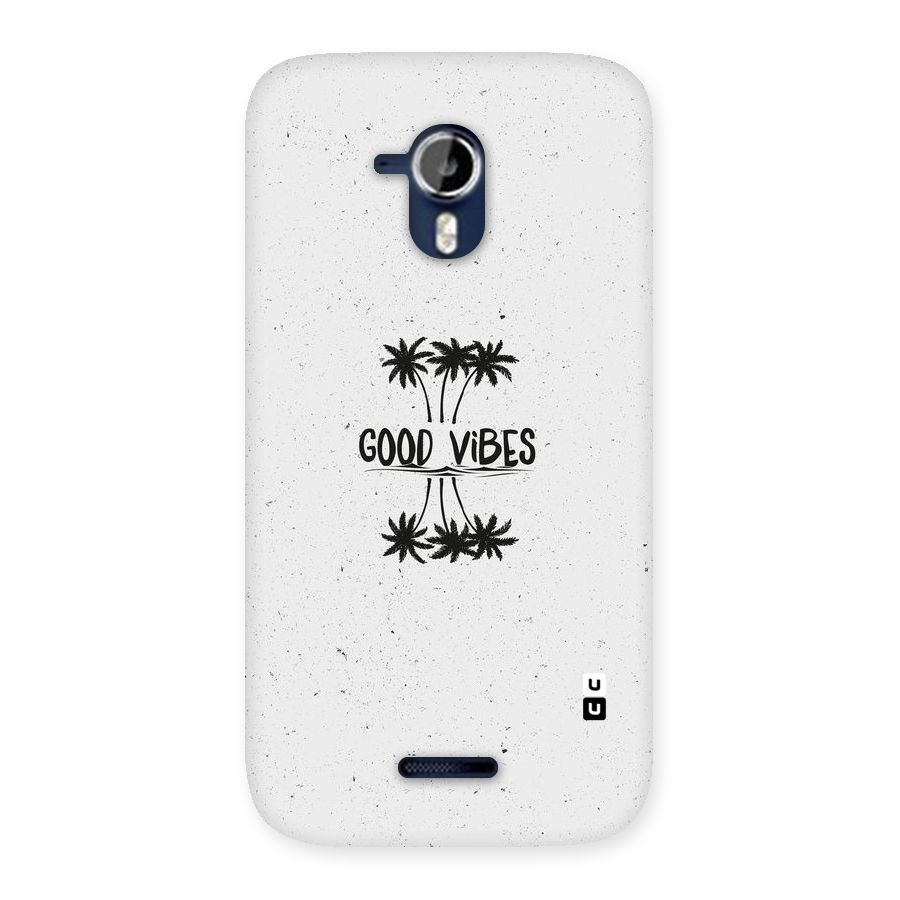 Good Vibes Rugged Back Case for Micromax Canvas Magnus A117