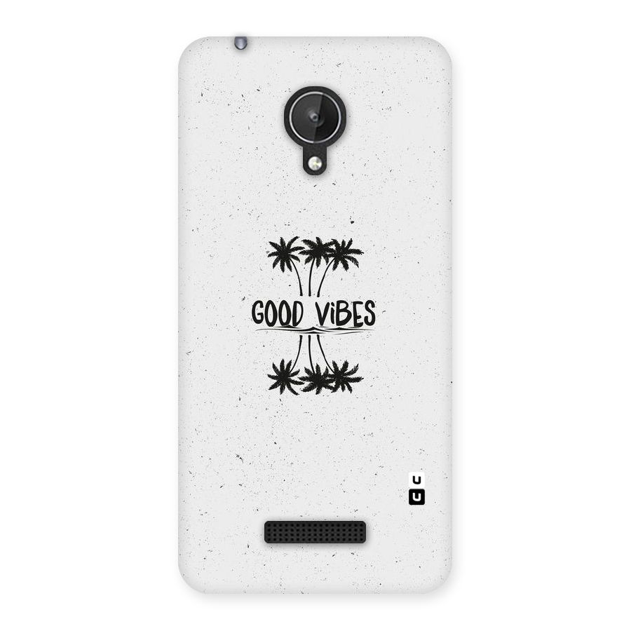 Good Vibes Rugged Back Case for Micromax Canvas Spark Q380