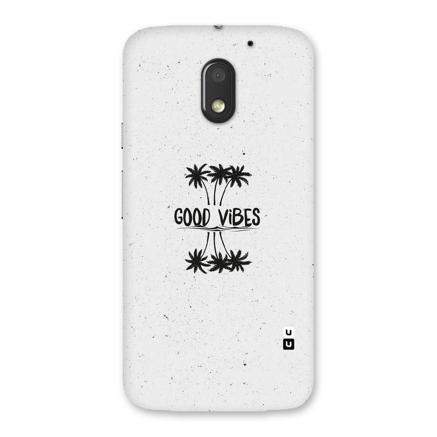 Good Vibes Rugged Back Case for Moto E3 Power