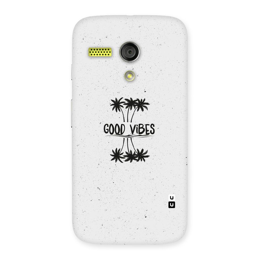 Good Vibes Rugged Back Case for Moto G