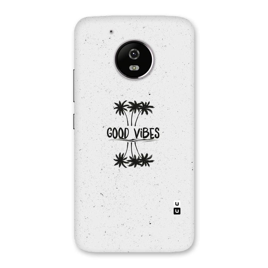 Good Vibes Rugged Back Case for Moto G5