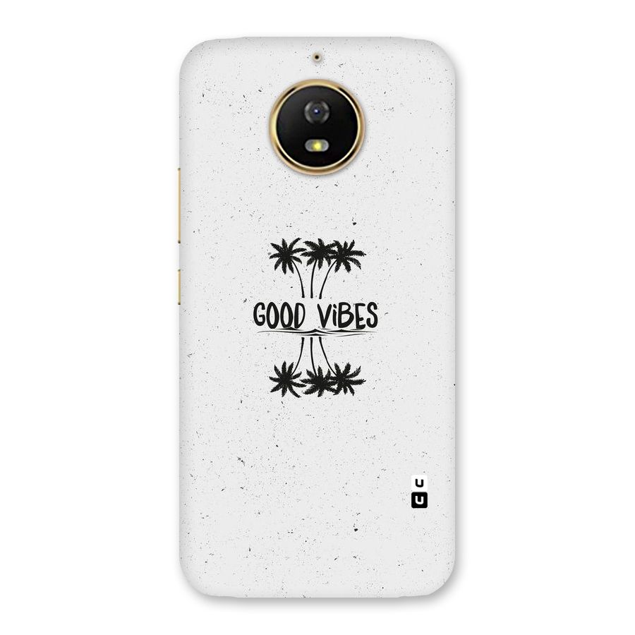 Good Vibes Rugged Back Case for Moto G5s