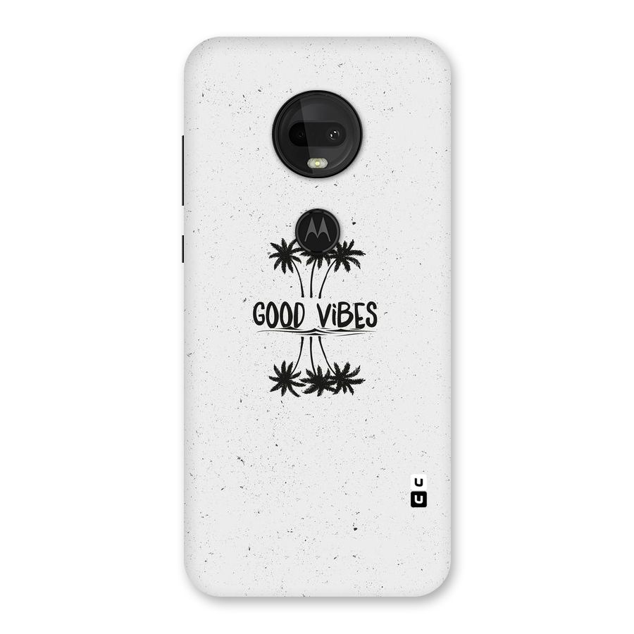 Good Vibes Rugged Back Case for Moto G7