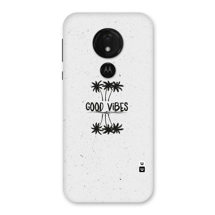 Good Vibes Rugged Back Case for Moto G7 Power