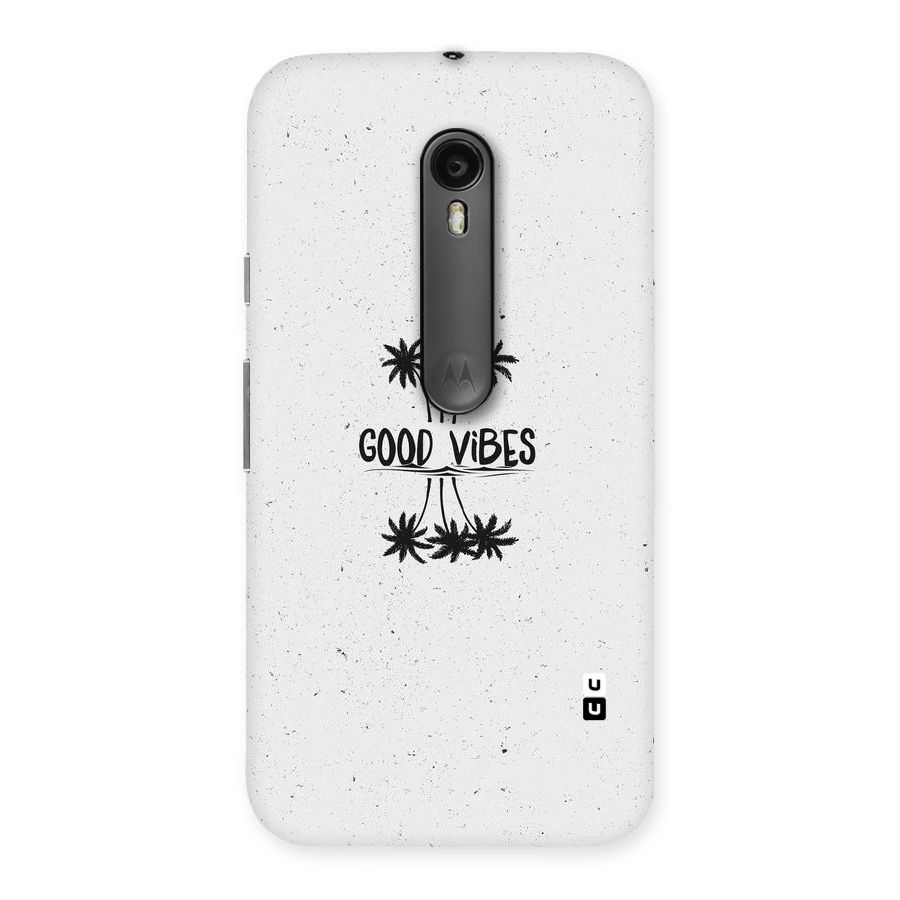 Good Vibes Rugged Back Case for Moto G Turbo