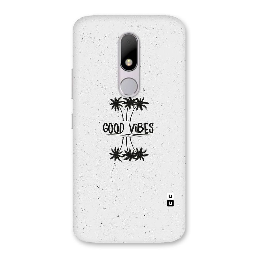 Good Vibes Rugged Back Case for Moto M