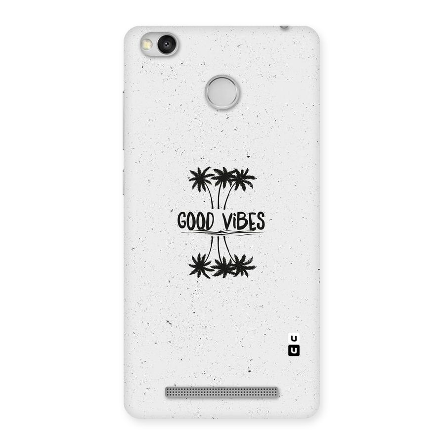 Good Vibes Rugged Back Case for Redmi 3S Prime