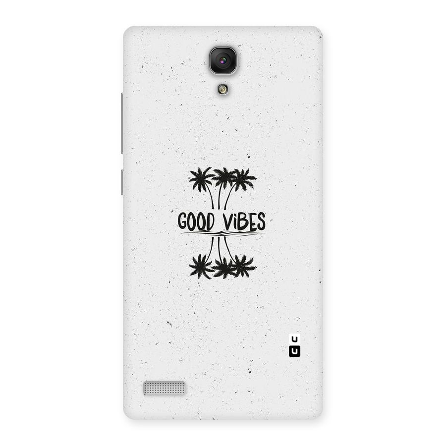 Good Vibes Rugged Back Case for Redmi Note