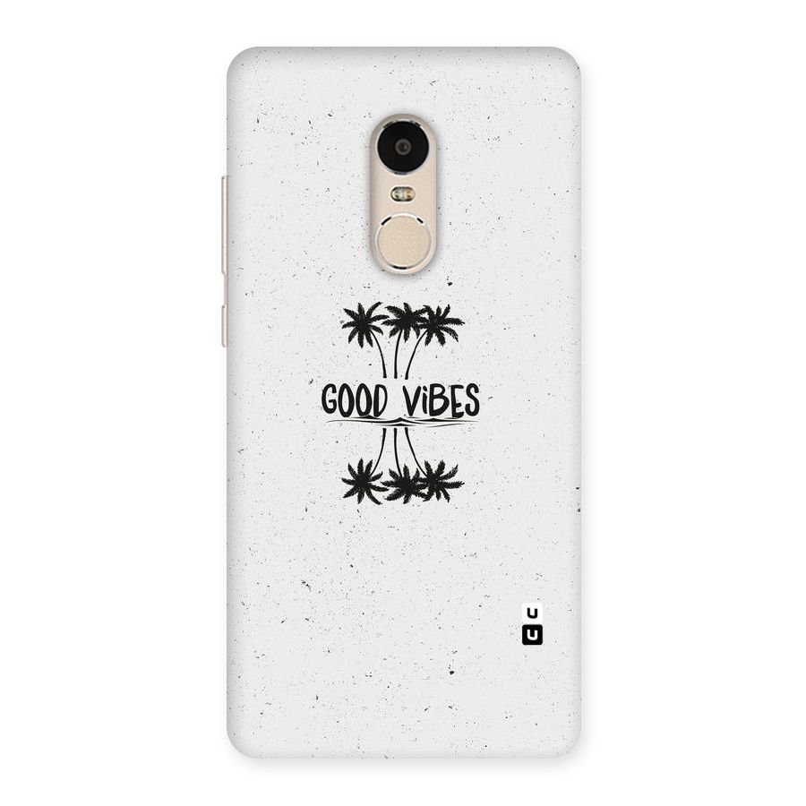 Good Vibes Rugged Back Case for Xiaomi Redmi Note 4