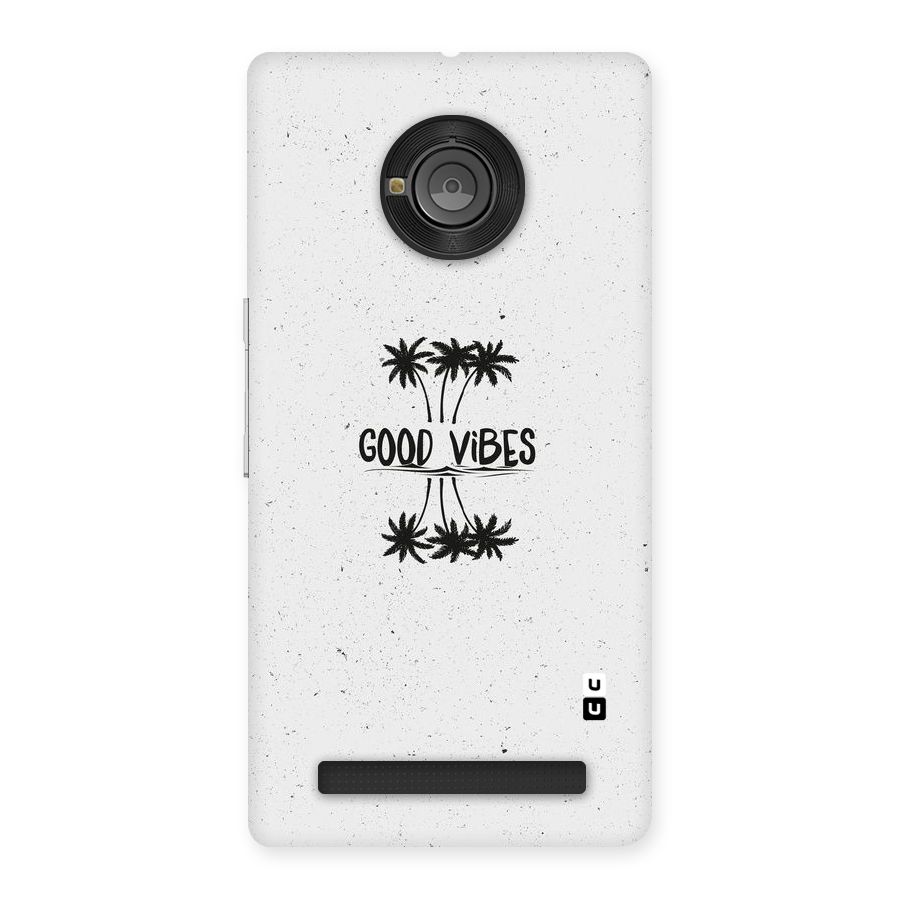 Good Vibes Rugged Back Case for Yu Yuphoria