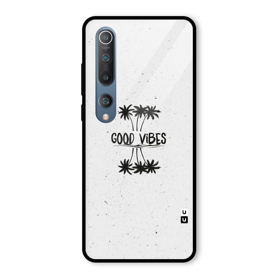 Good Vibes Rugged Glass Back Case for Mi 10