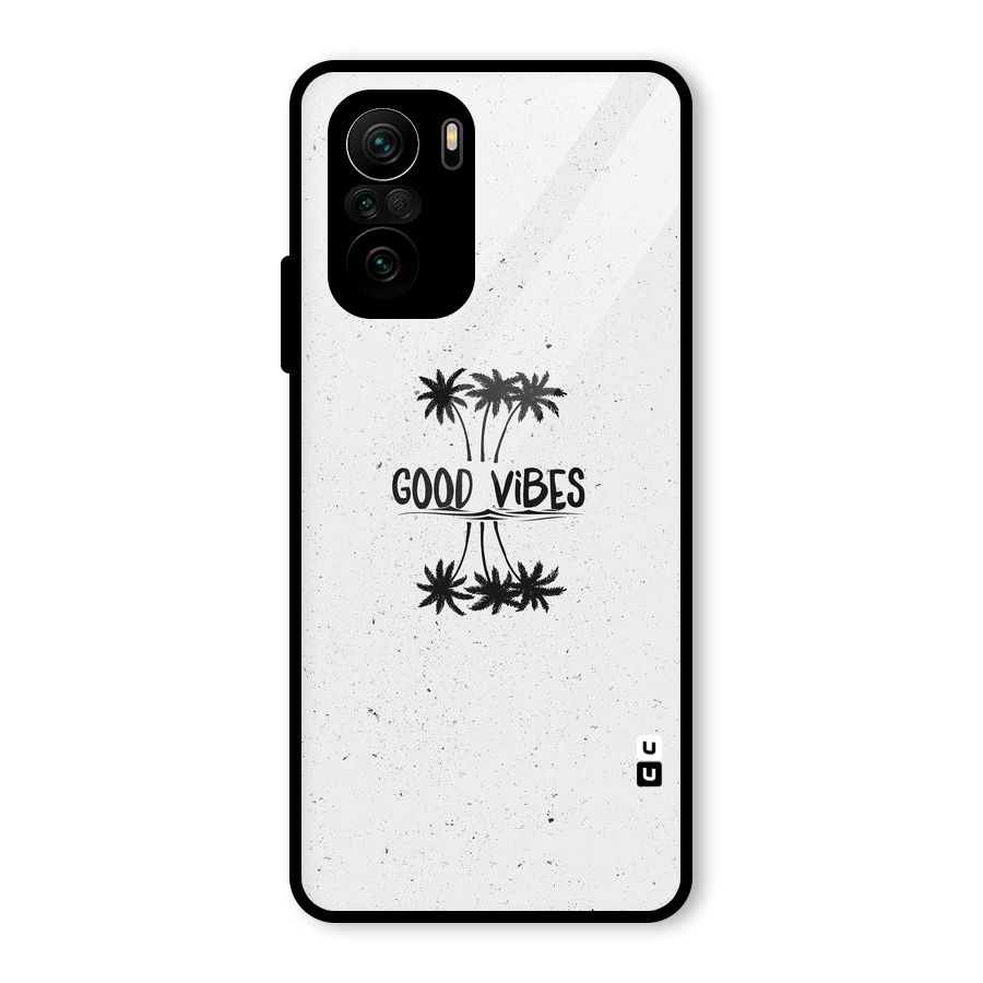 Good Vibes Rugged Glass Back Case for Mi 11X Pro