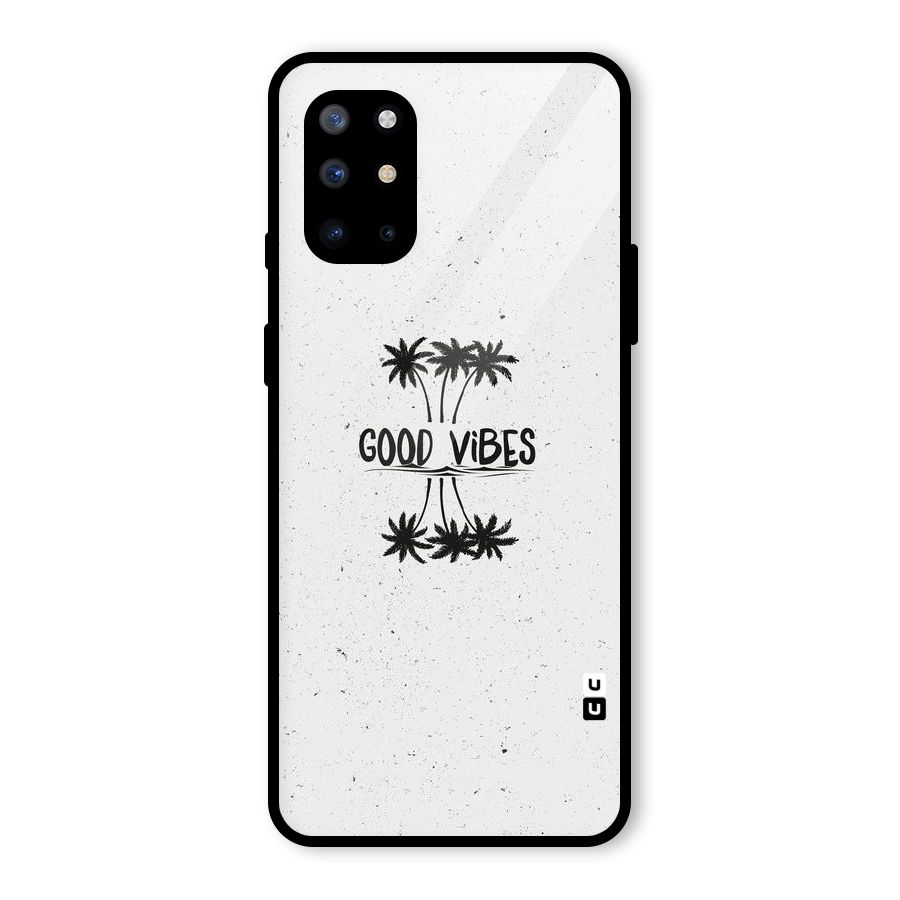 Good Vibes Rugged Glass Back Case for OnePlus 8T