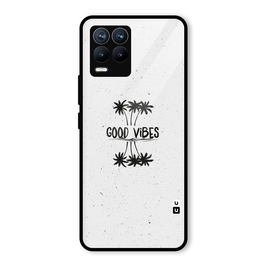 Good Vibes Rugged Glass Back Case for Realme 8 Pro
