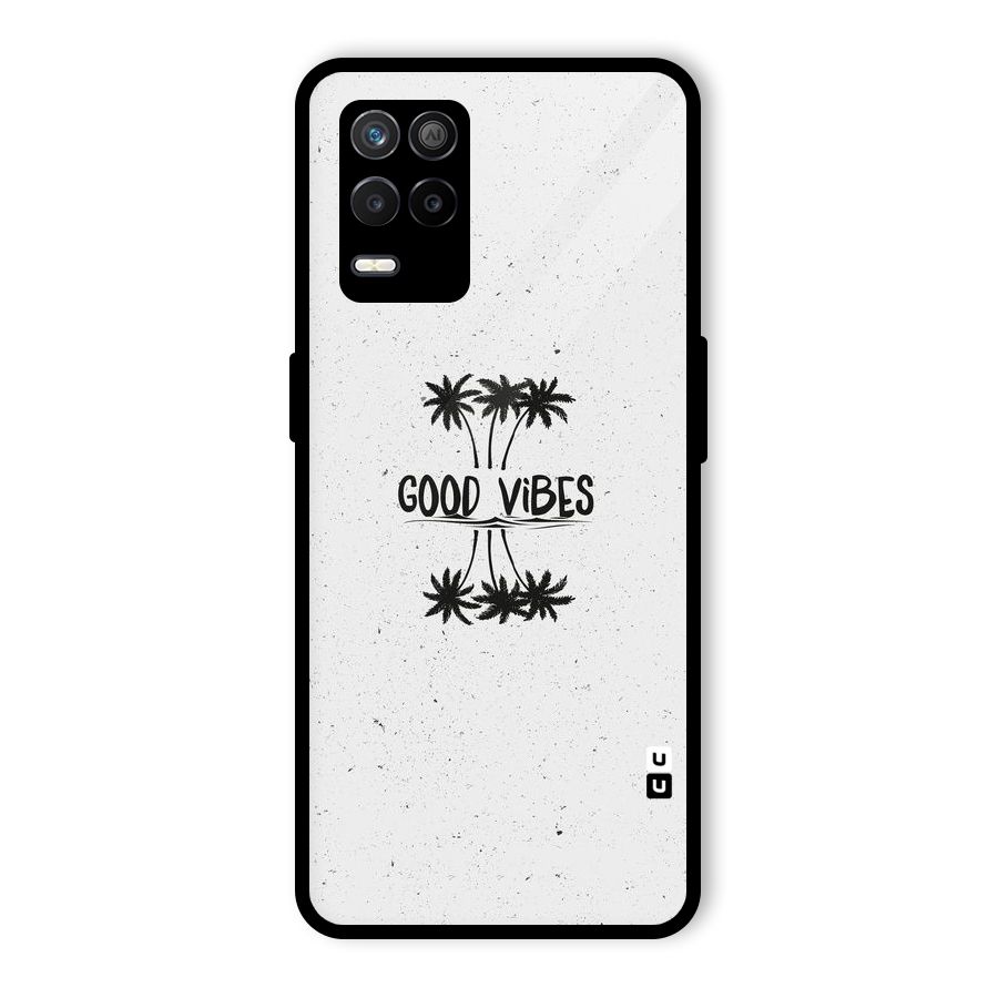 Good Vibes Rugged Glass Back Case for Realme 9 5G