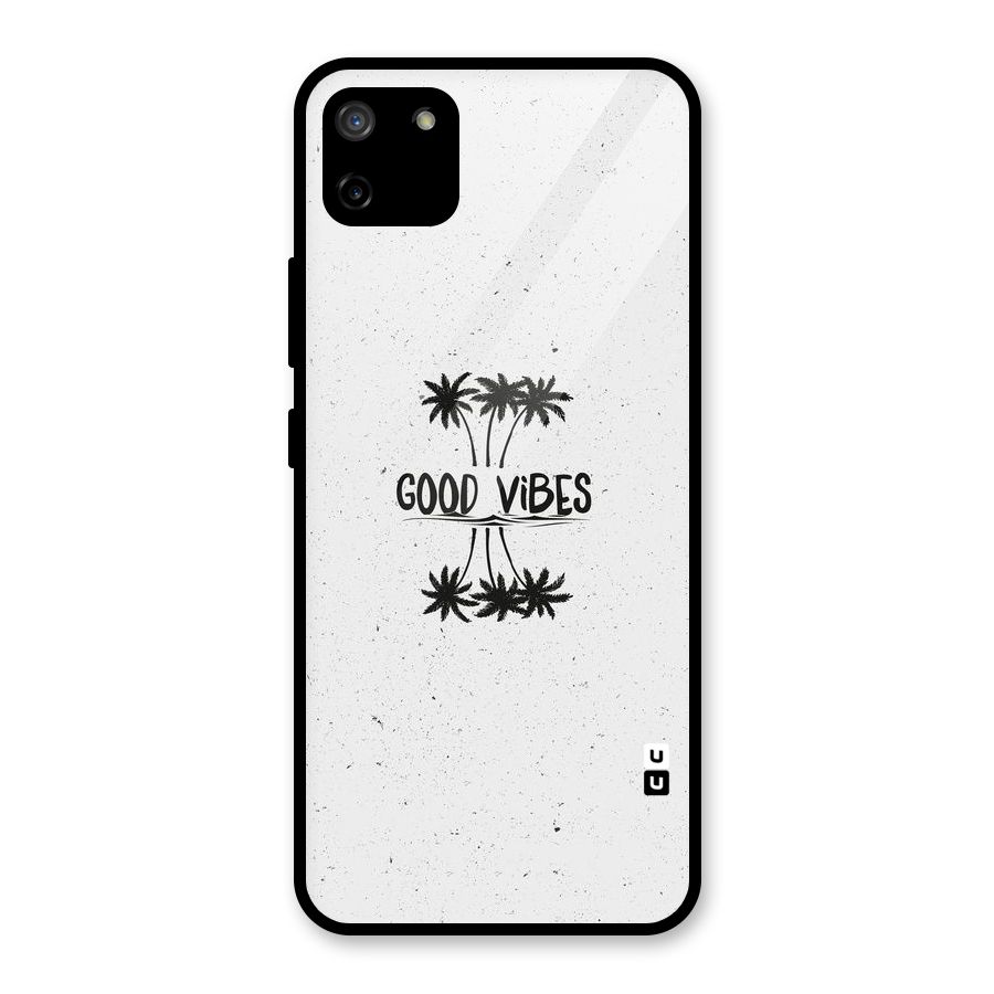 Good Vibes Rugged Glass Back Case for Realme C11